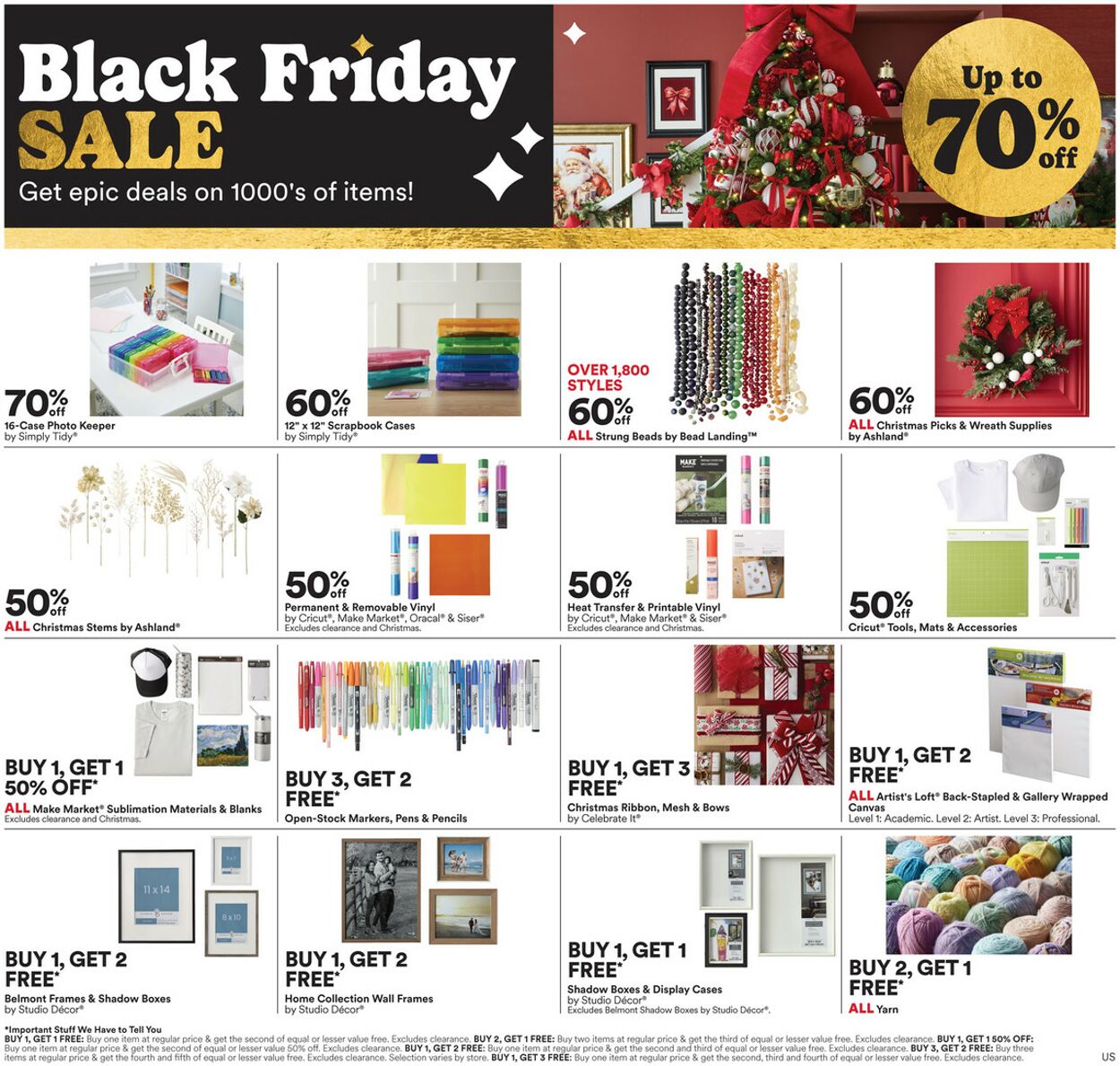 Weekly ad Michaels 11/22/2024 - 12/01/2024