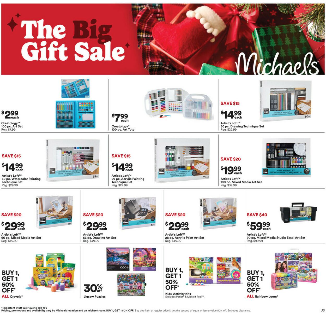 Weekly ad Michaels 12/21/2025 - 12/25/2025