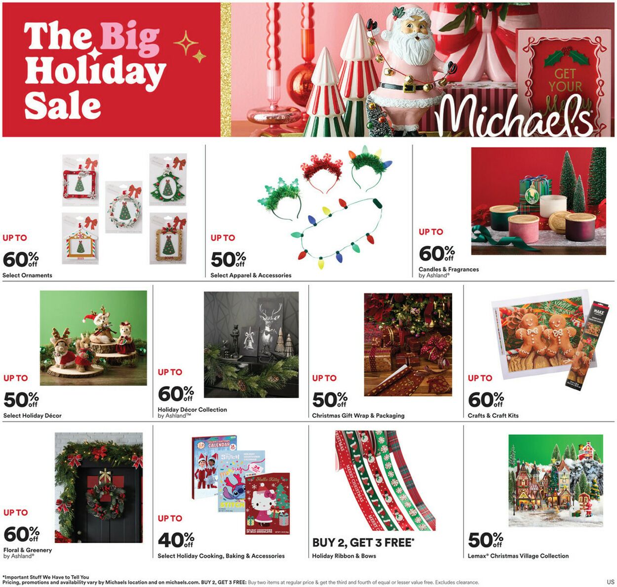 Weekly ad Michaels 12/07/2025 - 12/13/2025