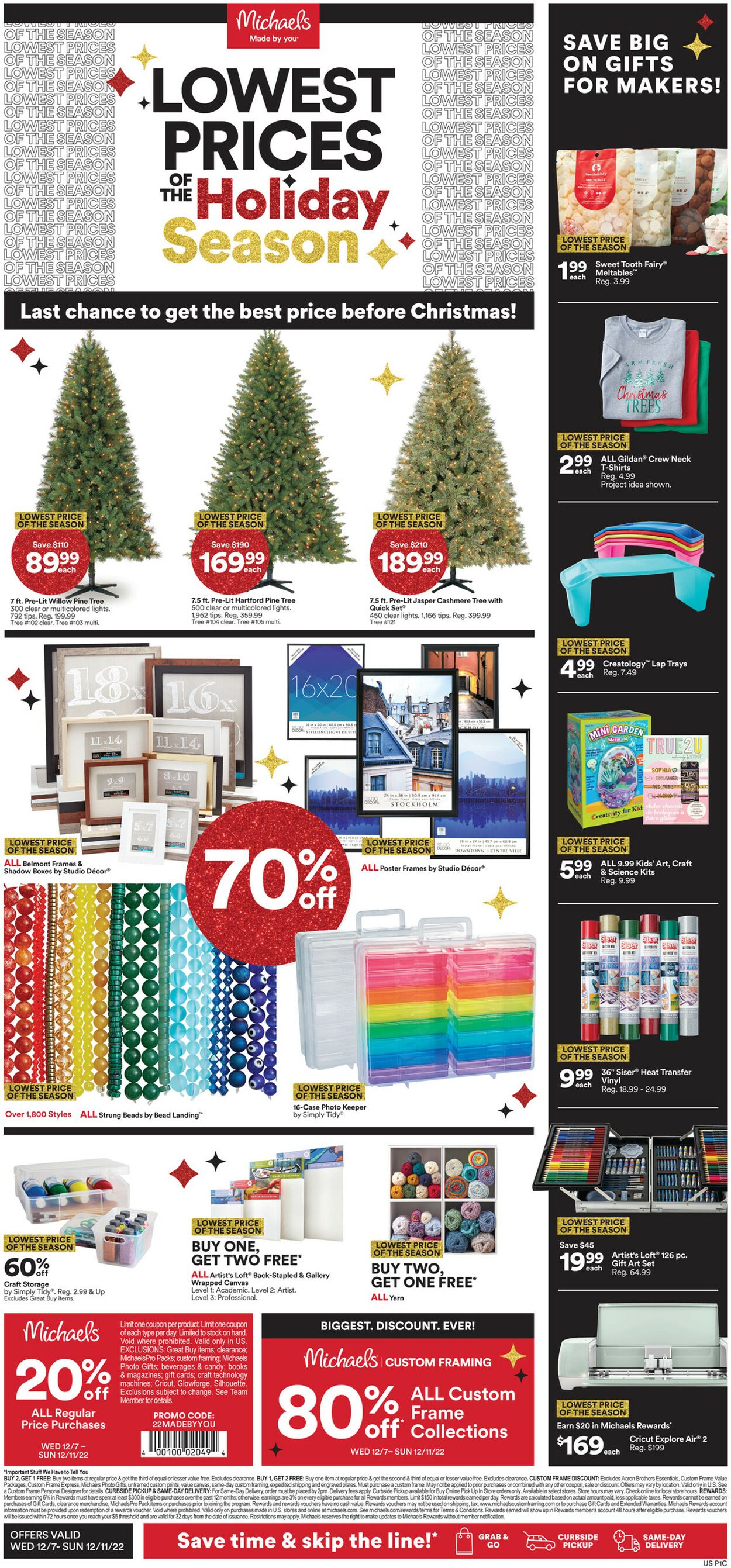 Weekly ad Michaels 12/07/2022 - 12/11/2022