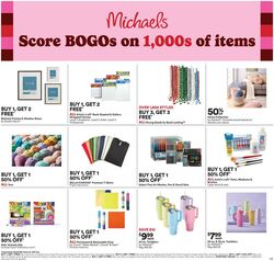 Weekly ad Michaels 01/19/2025 - 01/25/2025