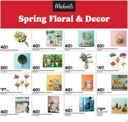 Weekly ad Michaels 02/09/2025 - 02/17/2025