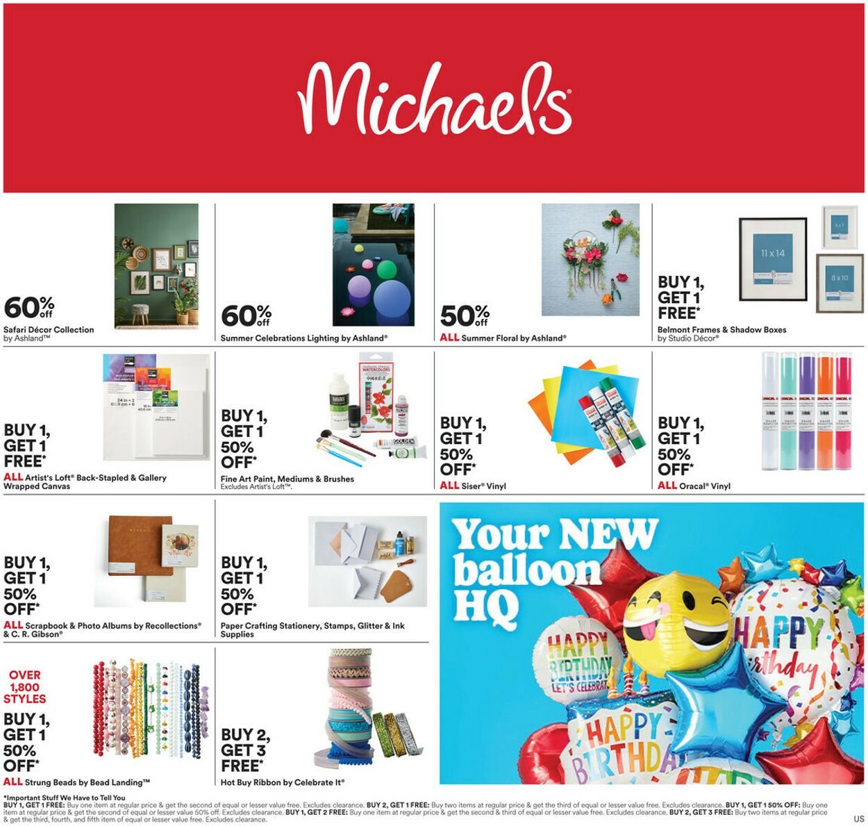 Weekly ad Michaels 06/22/2025 - 06/28/2025