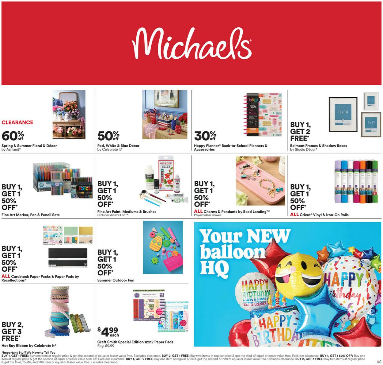 Weekly ad Michaels 06/29/2025 - 07/05/2025