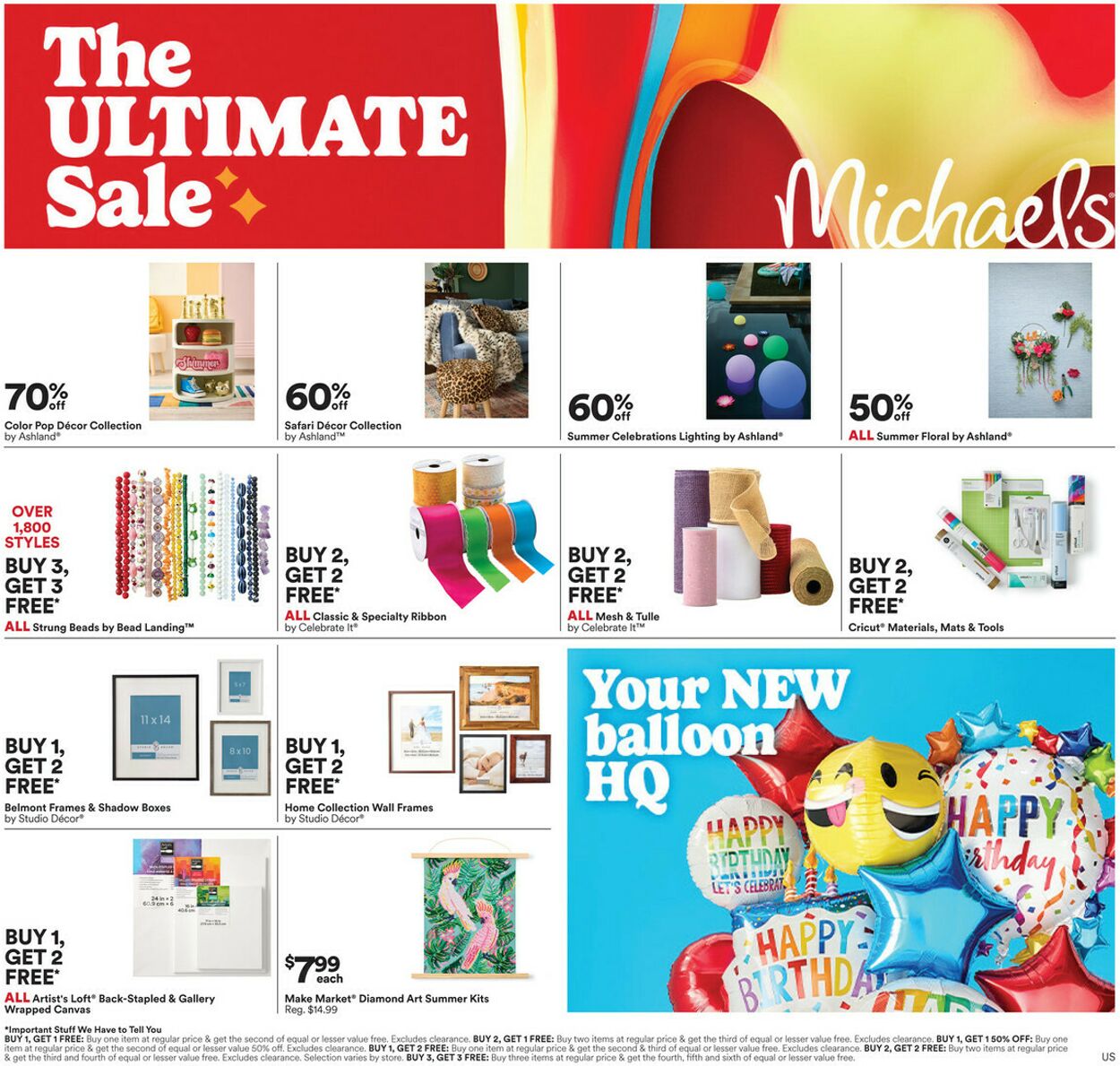 Weekly ad Michaels 06/06/2025 - 06/15/2025