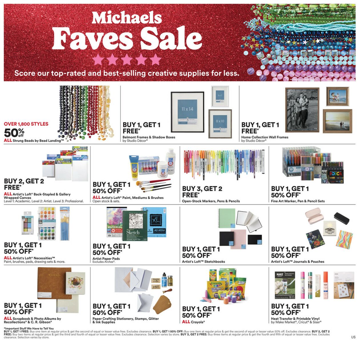 Weekly ad Michaels 08/18/2024 - 08/24/2024