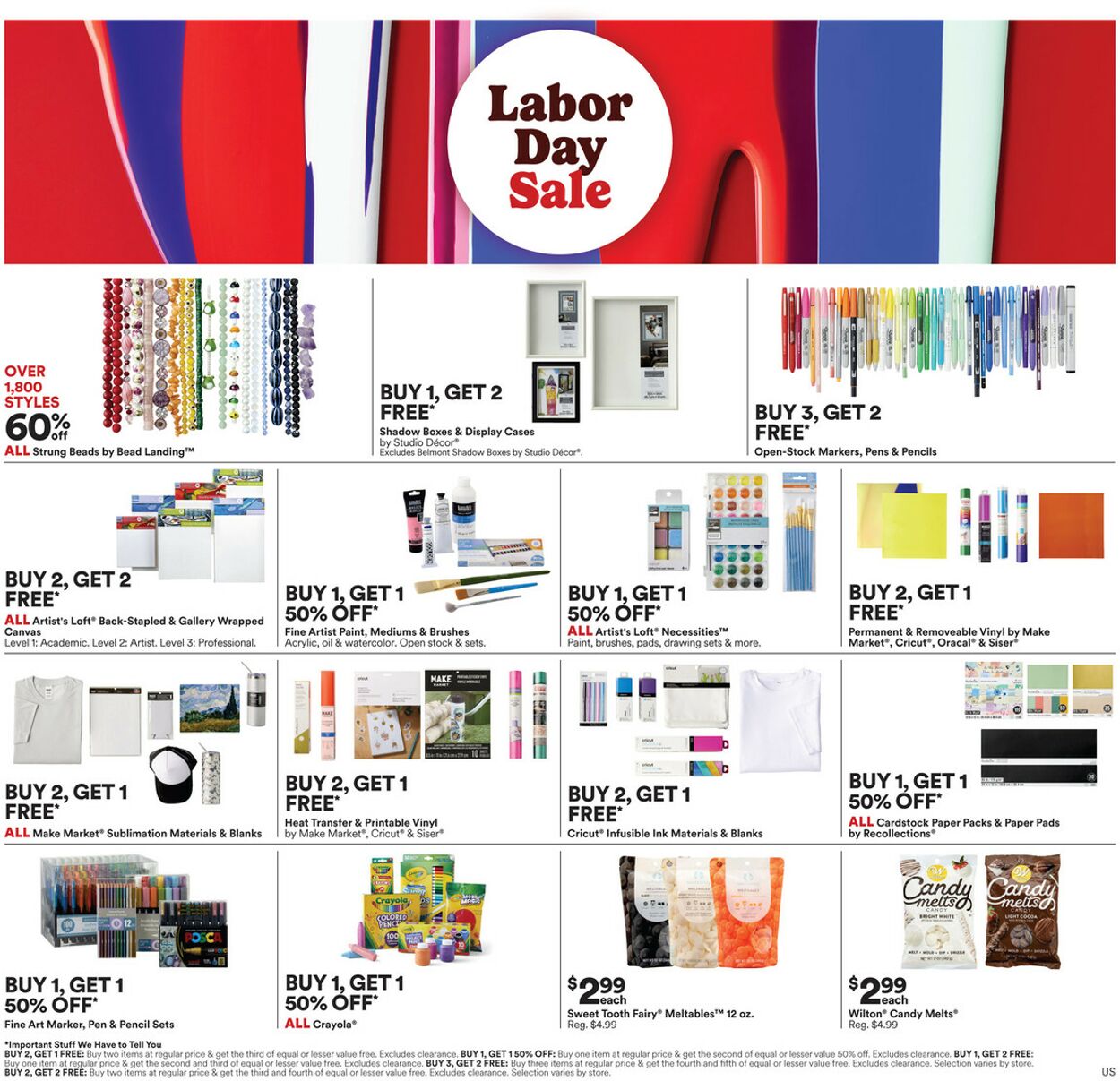 Weekly ad Michaels 08/25/2024 - 08/31/2024