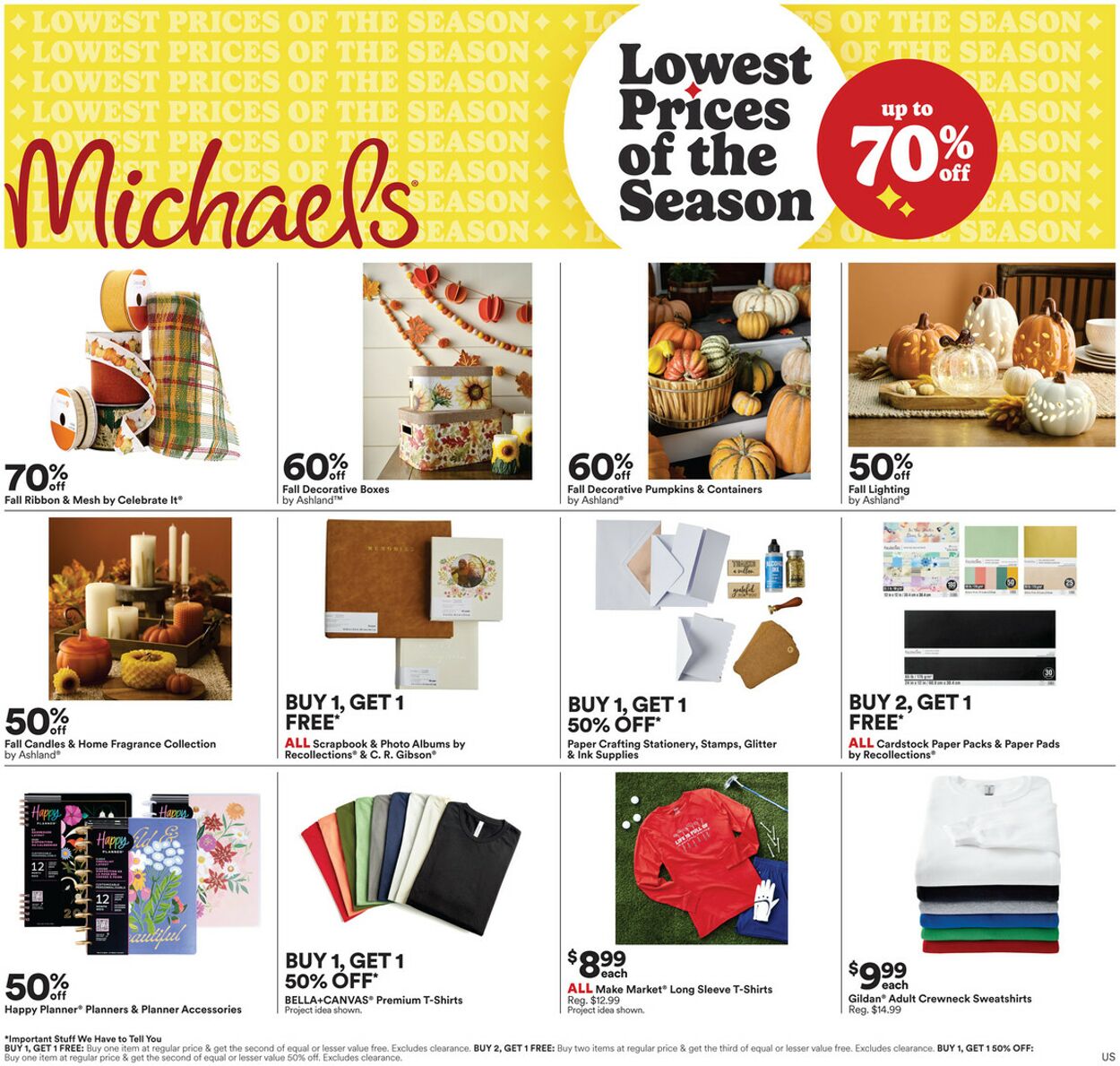 Weekly ad Michaels 09/13/2024 - 09/22/2024