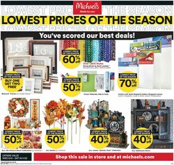 Weekly ad Michaels 09/21/2022-10/01/2022