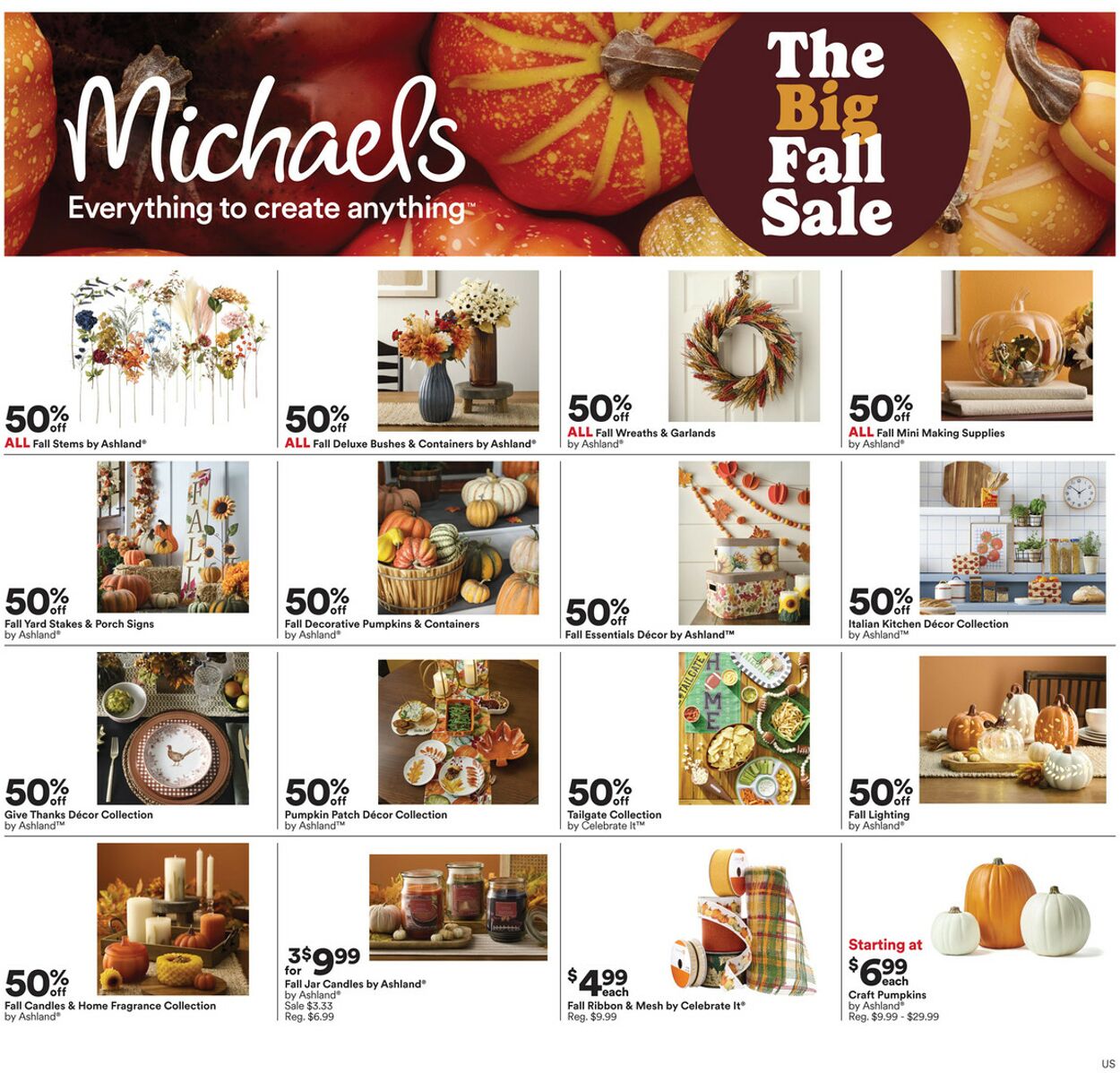 Weekly ad Michaels 09/08/2024 - 09/12/2024