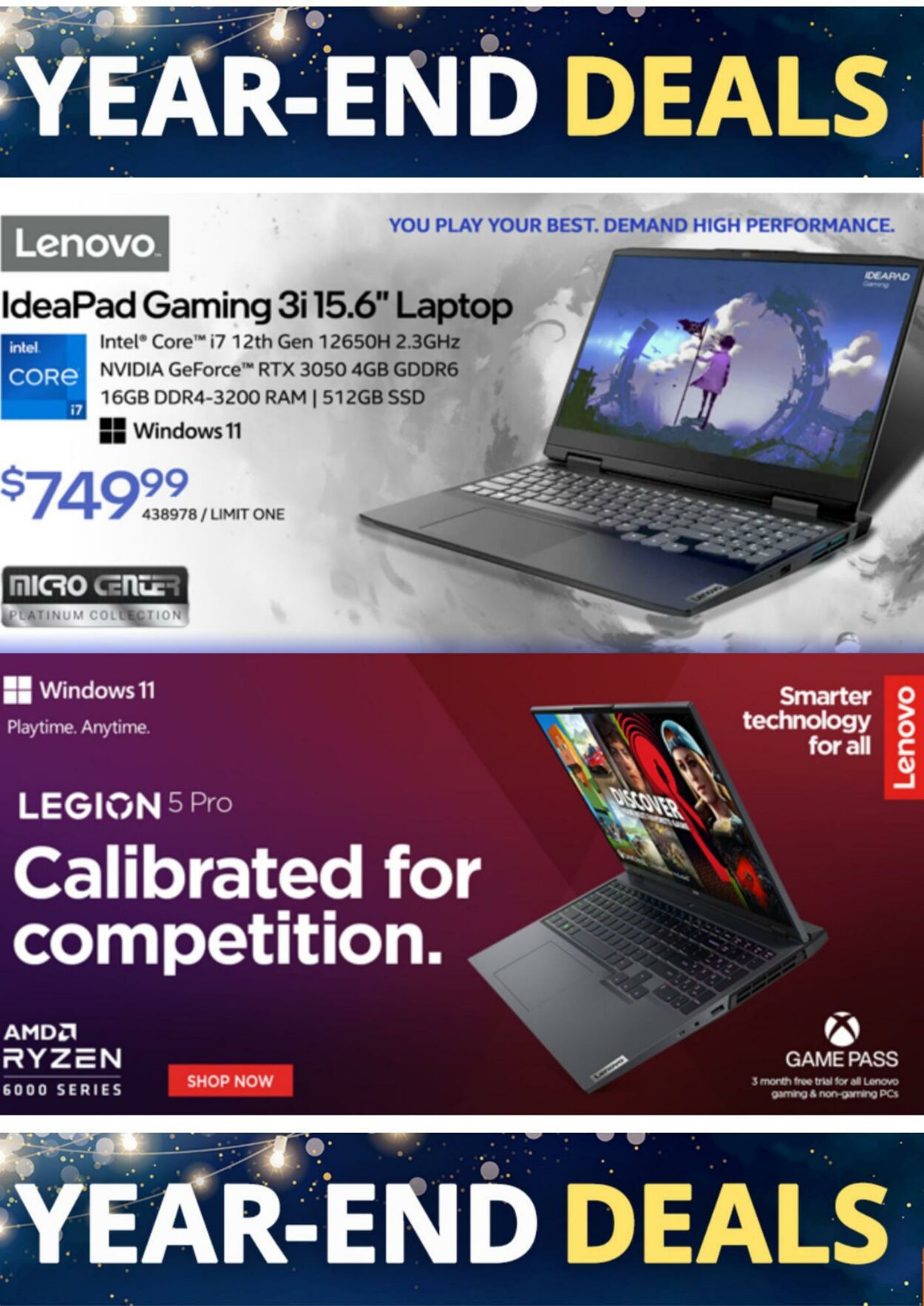 Weekly ad Micro Center 12/27/2022-01/27/2023