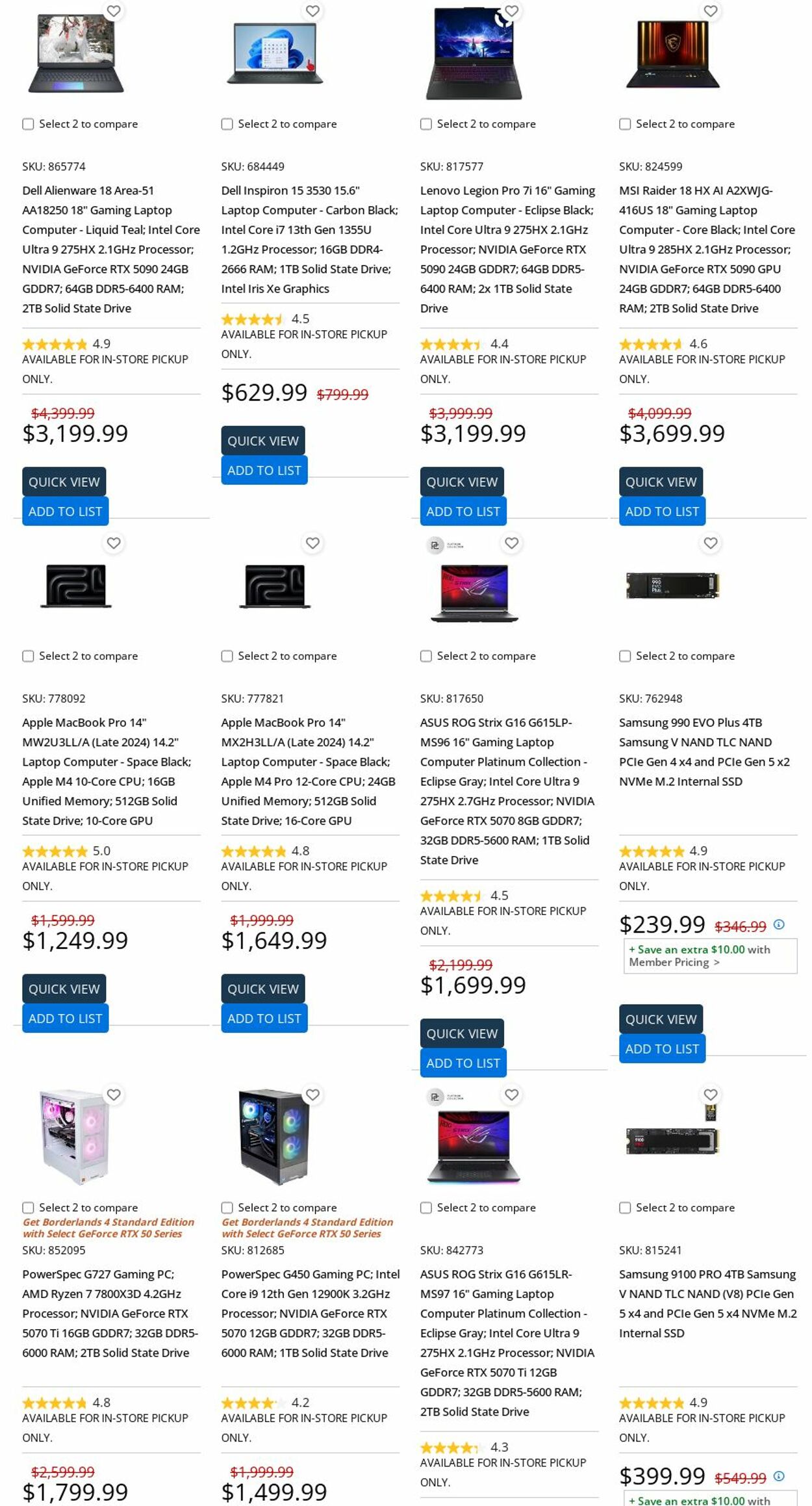 Weekly ad Micro Center 08/18/2025 - 08/27/2025