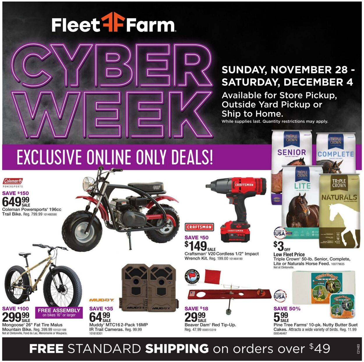 Weekly ad Mills Fleet Farm 11/28/2021 - 12/04/2021