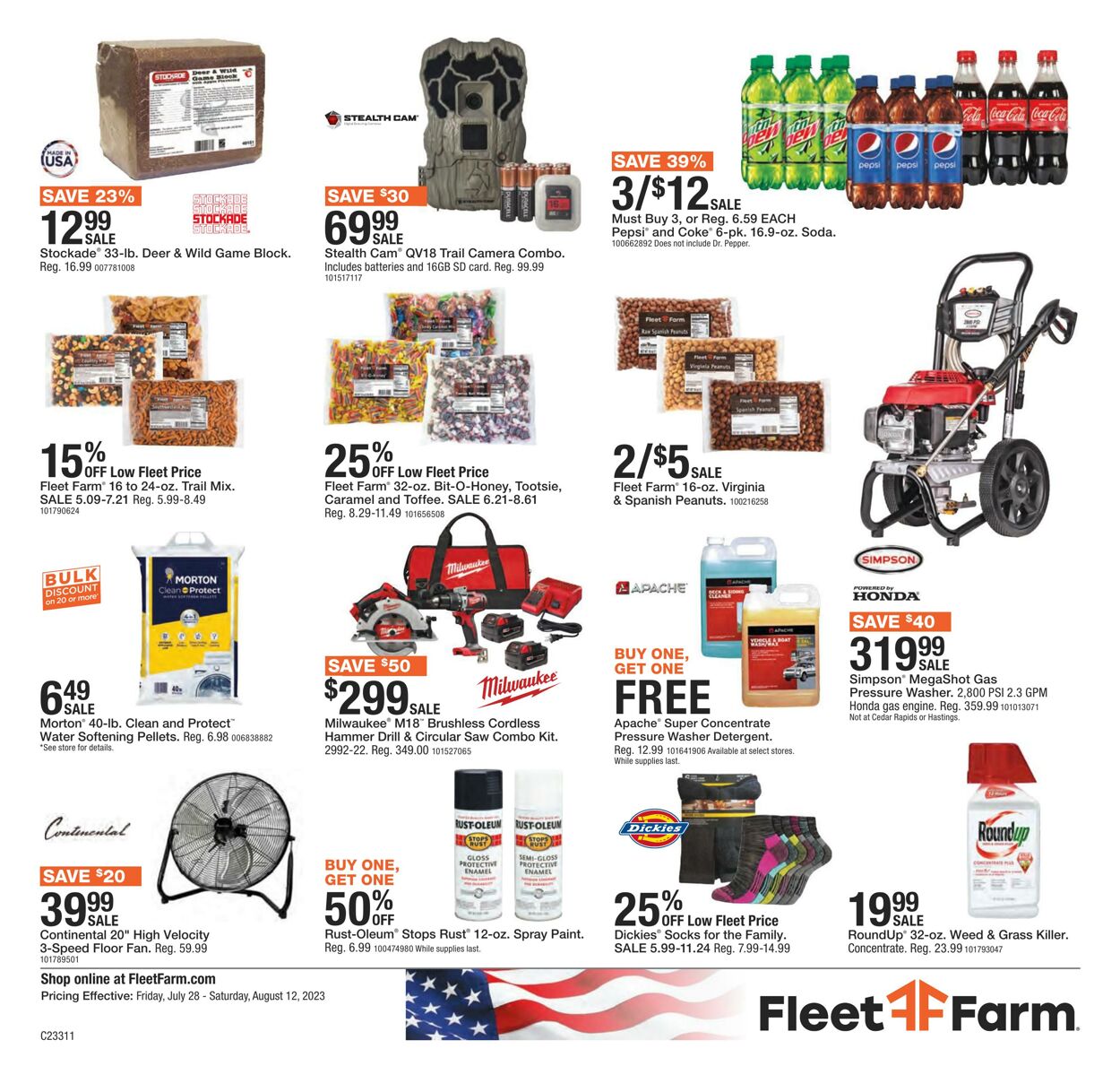 Weekly ad Mills Fleet Farm 07/28/2023 - 08/12/2023