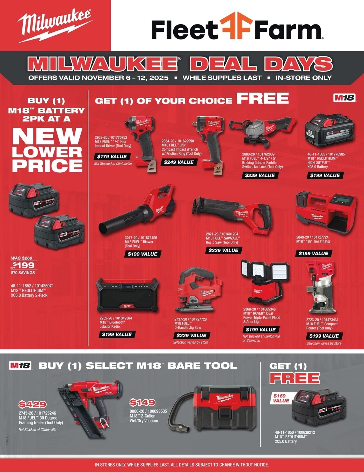 Weekly ad Mills Fleet Farm 11/03/2025 - 11/06/2025