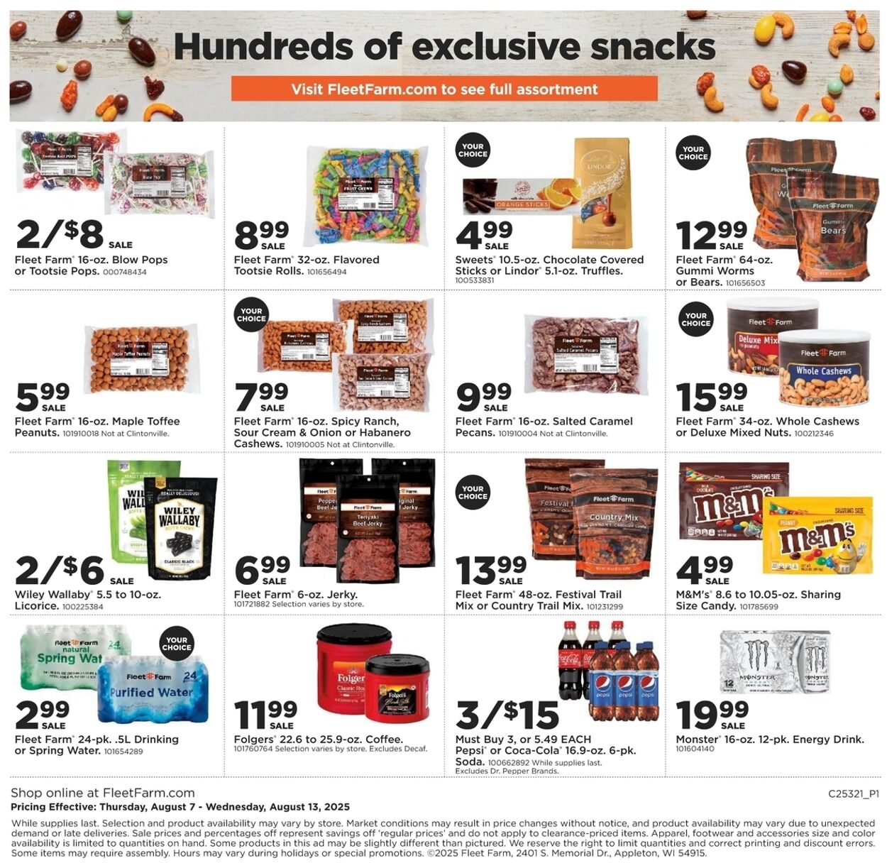 Weekly ad Mills Fleet Farm 08/07/2025 - 08/13/2025