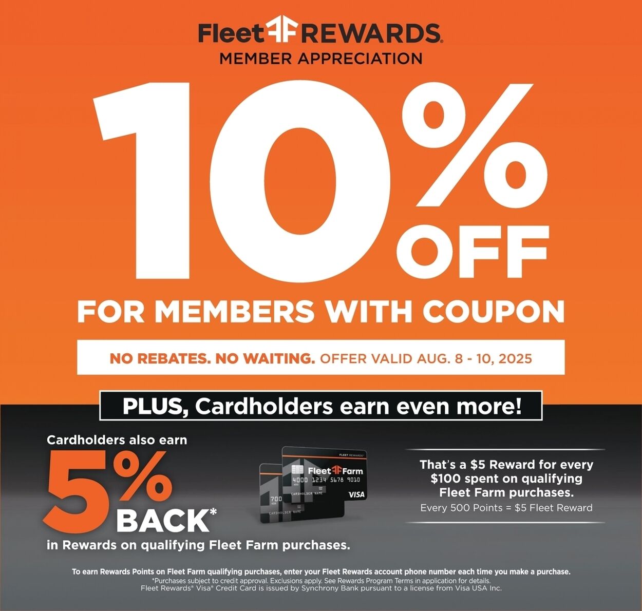 Weekly ad Mills Fleet Farm 08/07/2025 - 08/13/2025