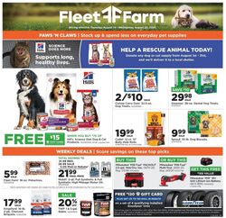 Weekly ad Mills Fleet Farm 08/14/2025 - 08/20/2025