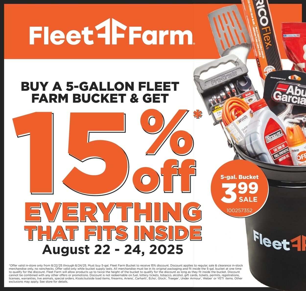 Weekly ad Mills Fleet Farm 08/21/2025 - 08/27/2025