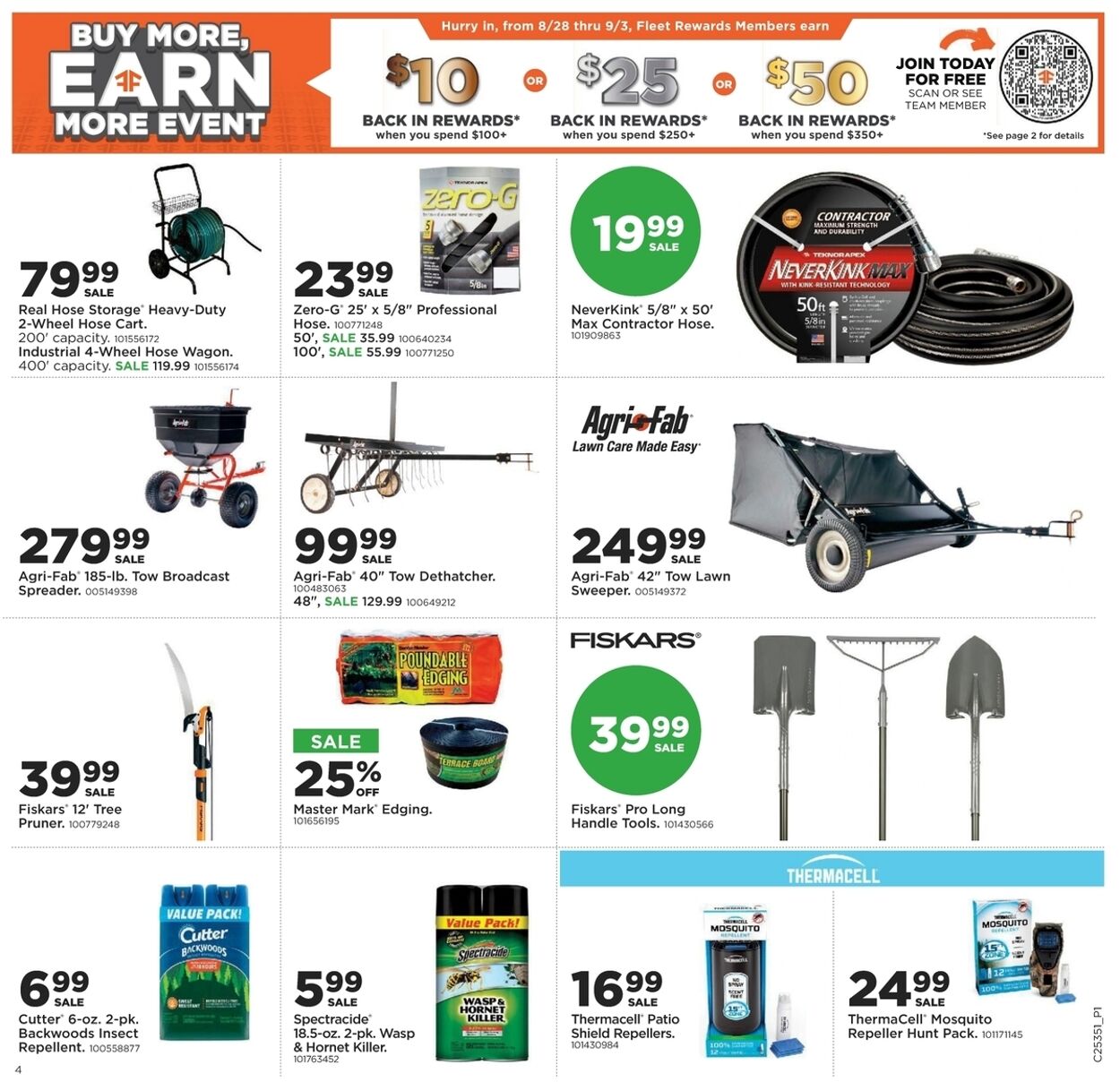 Weekly ad Mills Fleet Farm 08/28/2025 - 09/03/2025