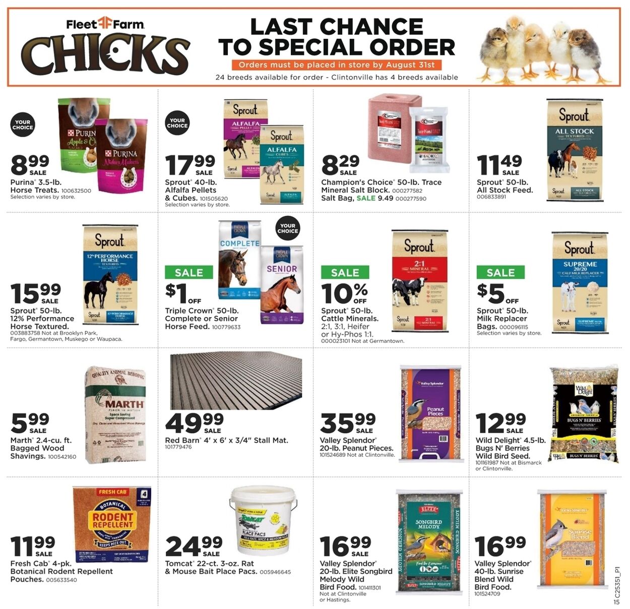 Weekly ad Mills Fleet Farm 08/28/2025 - 09/03/2025