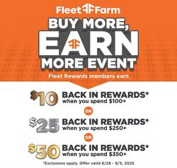 Weekly ad Mills Fleet Farm 08/28/2025 - 09/03/2025