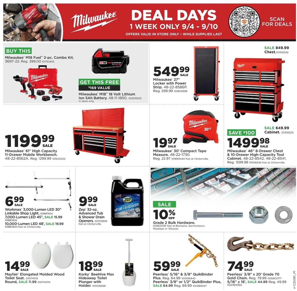 Weekly ad Mills Fleet Farm 09/04/2025 - 09/10/2025