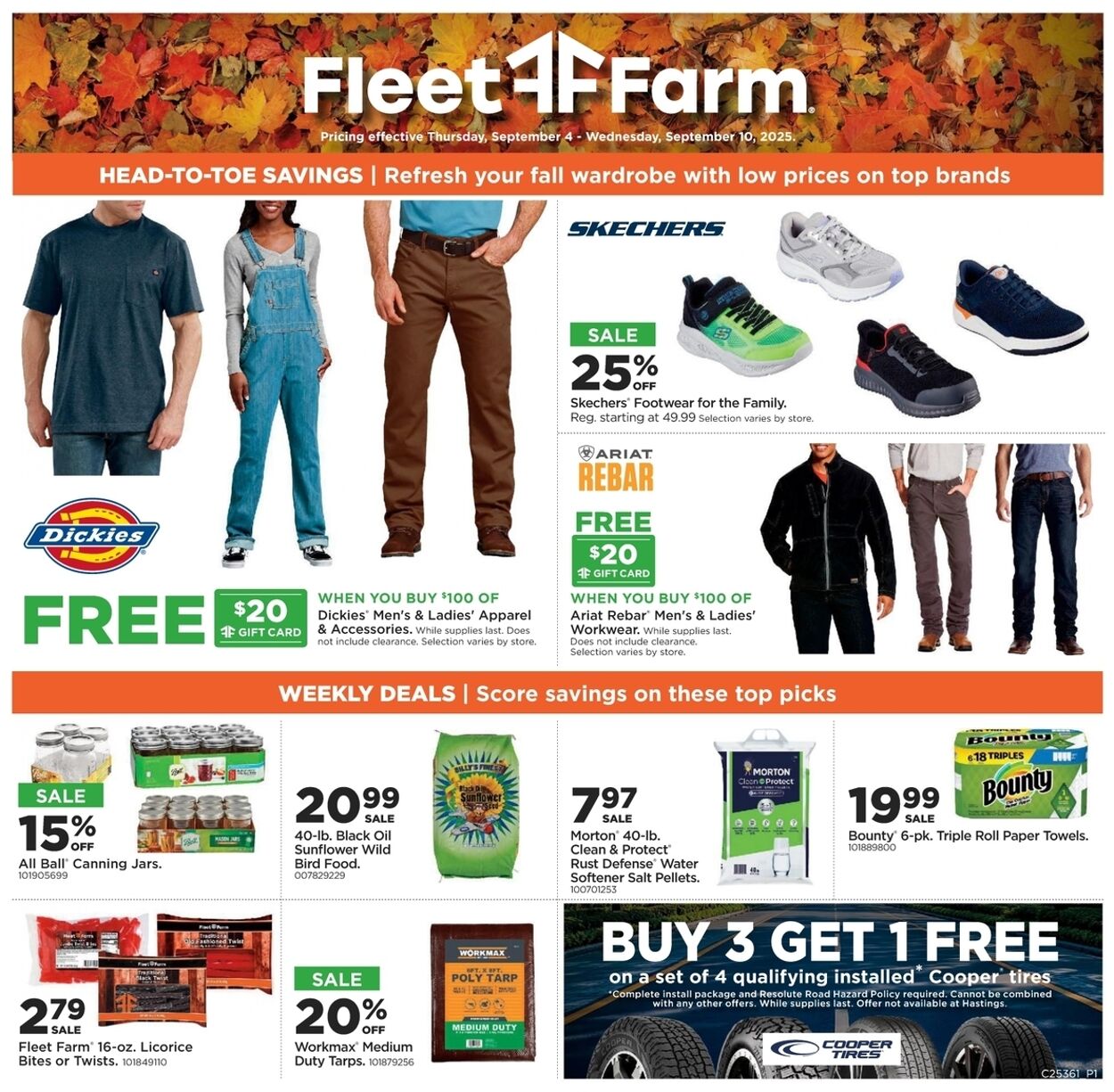 Weekly ad Mills Fleet Farm 09/04/2025 - 09/10/2025