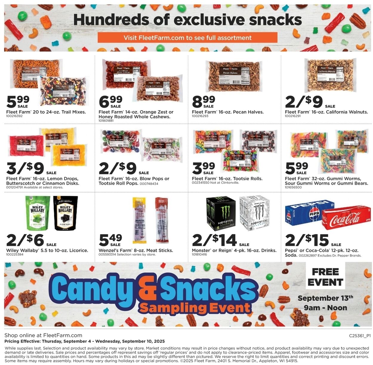 Weekly ad Mills Fleet Farm 09/04/2025 - 09/10/2025