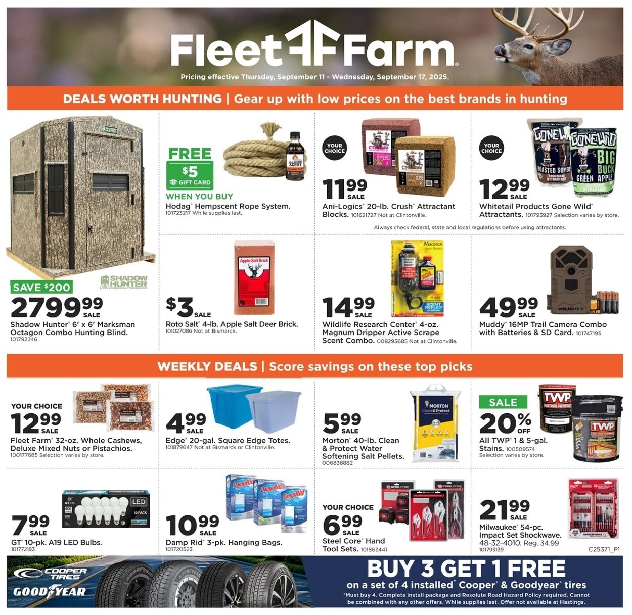 Weekly ad Mills Fleet Farm 09/11/2025 - 09/17/2025