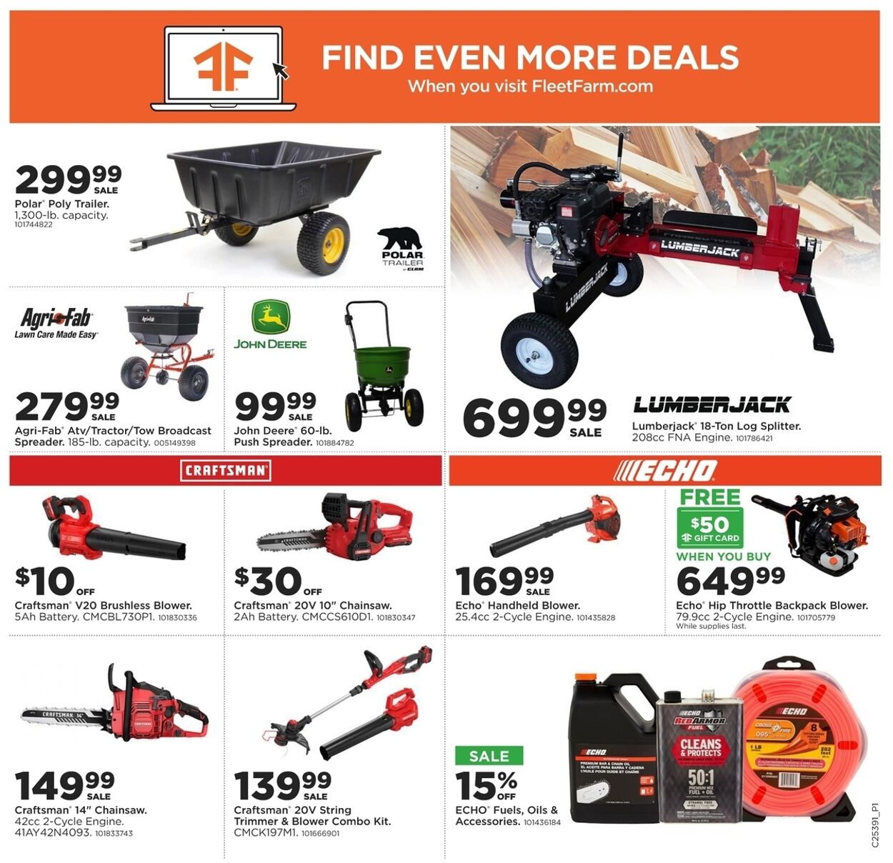 Weekly ad Mills Fleet Farm 09/25/2025 - 10/01/2025