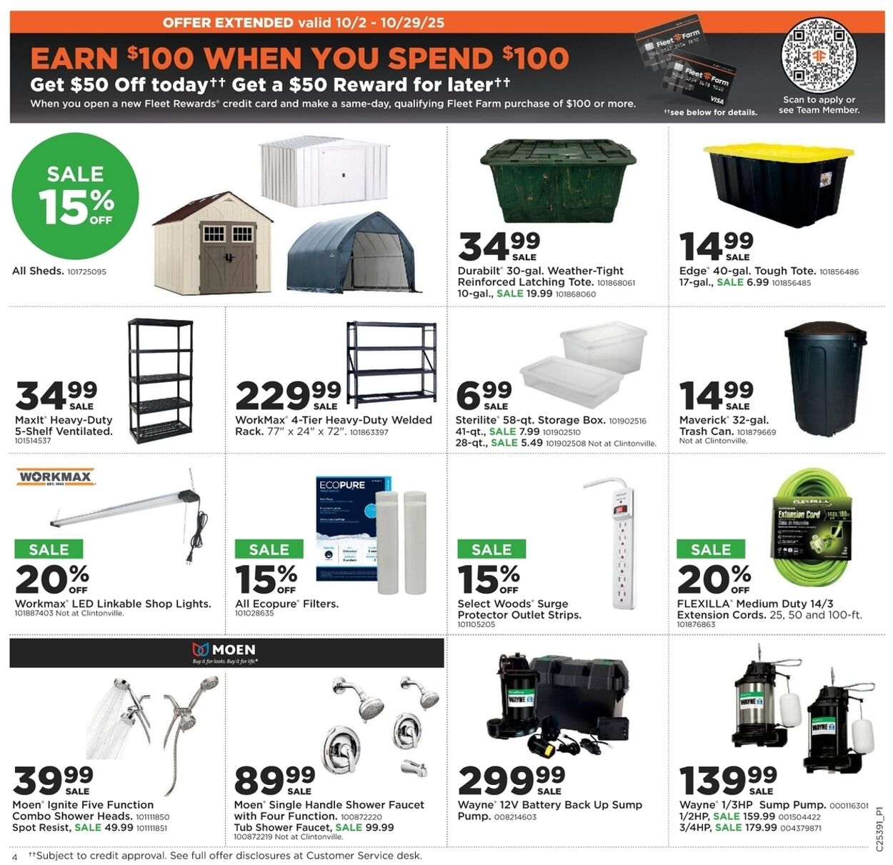 Weekly ad Mills Fleet Farm 09/25/2025 - 10/01/2025