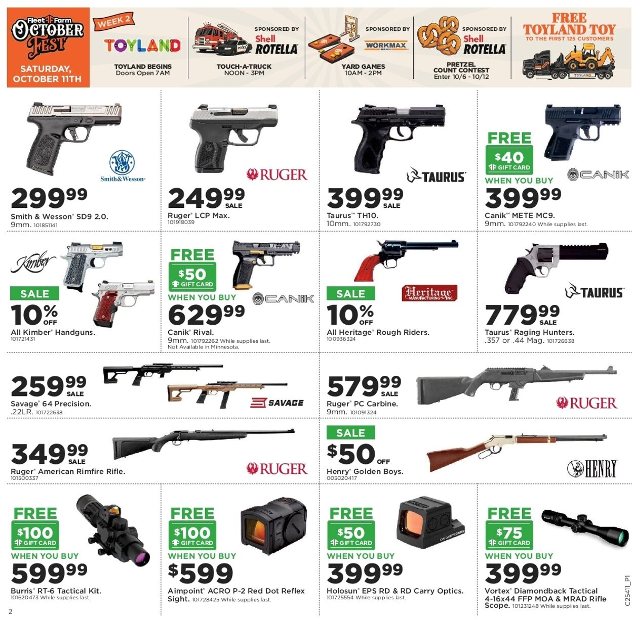 Weekly ad Mills Fleet Farm 10/09/2025 - 10/15/2025