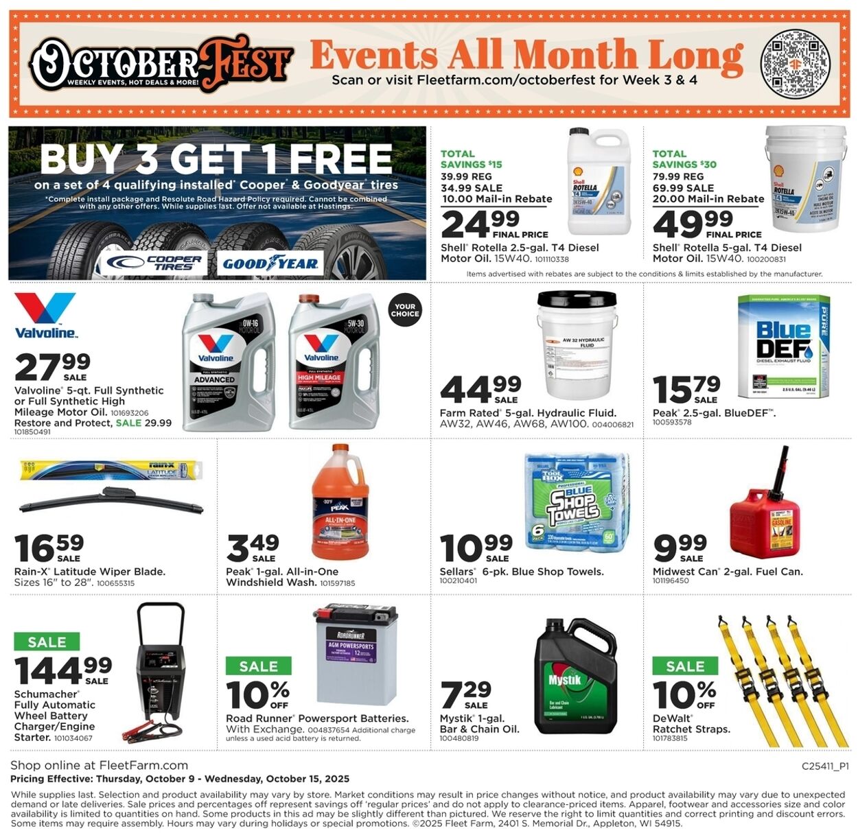Weekly ad Mills Fleet Farm 10/09/2025 - 10/15/2025