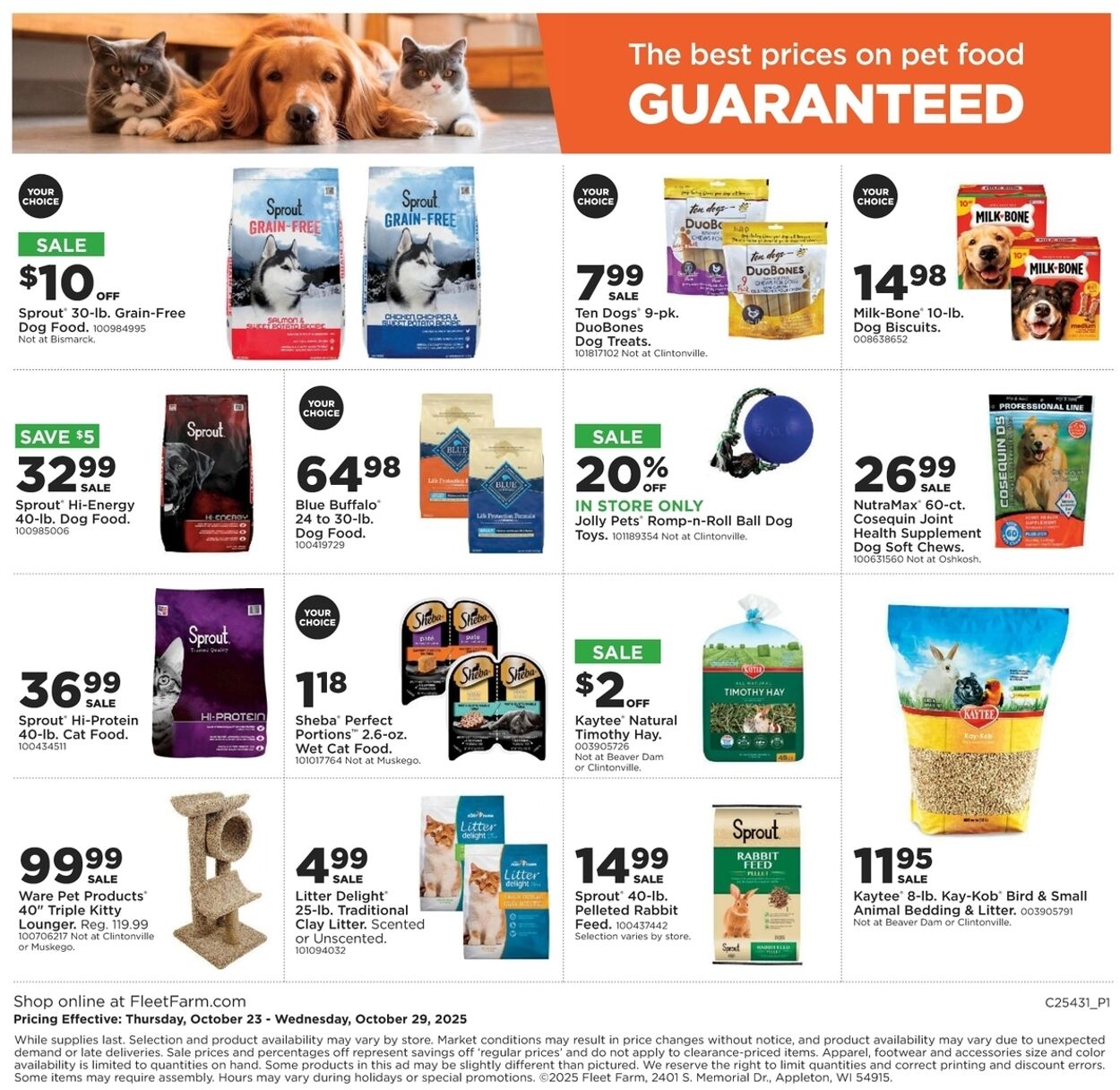 Weekly ad Mills Fleet Farm 10/23/2025 - 10/29/2025