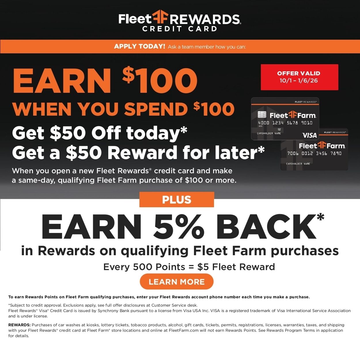 Weekly ad Mills Fleet Farm 10/30/2025 - 11/05/2025