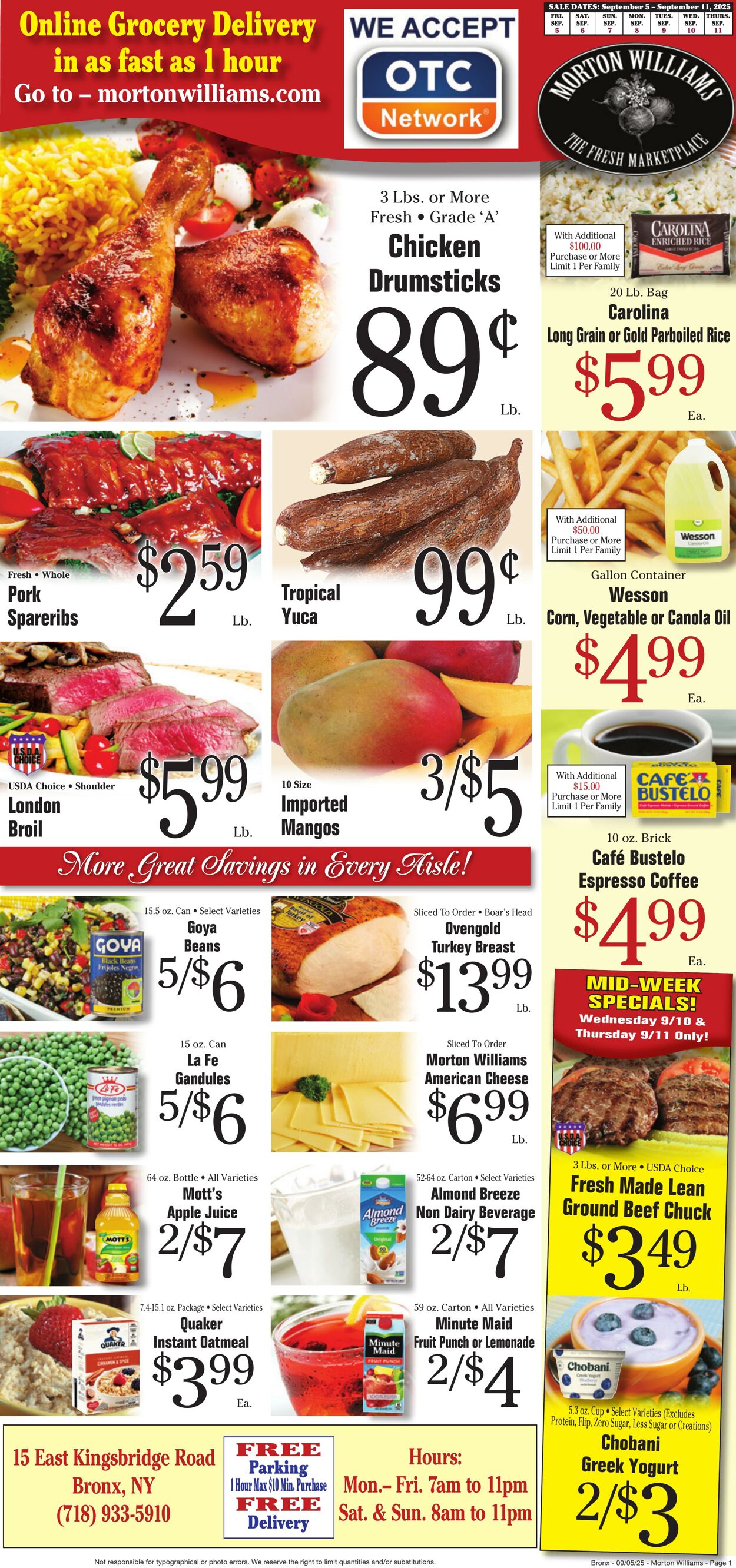 Weekly ad Morton Williams 09/05/2025 - 09/11/2025