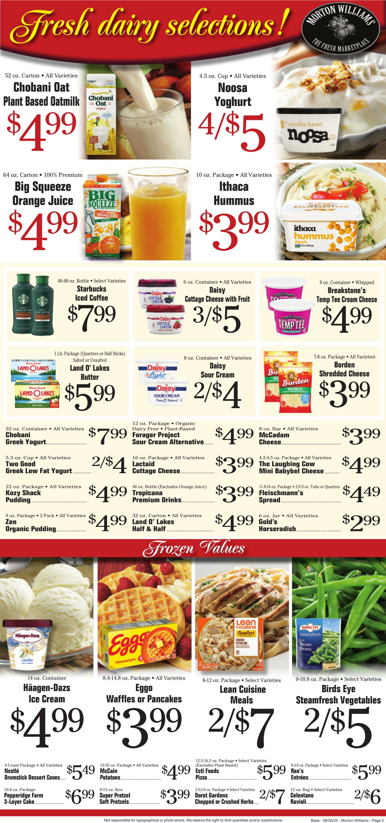 Weekly ad Morton Williams 09/05/2025 - 09/11/2025
