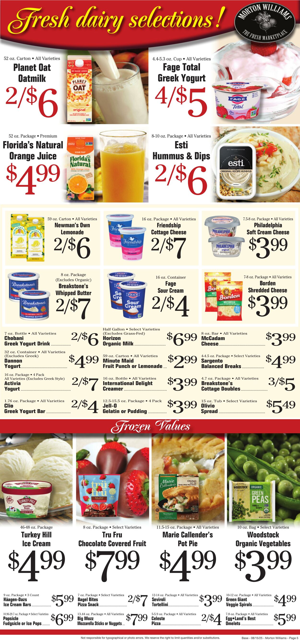 Weekly ad Morton Williams 08/15/2025 - 08/21/2025