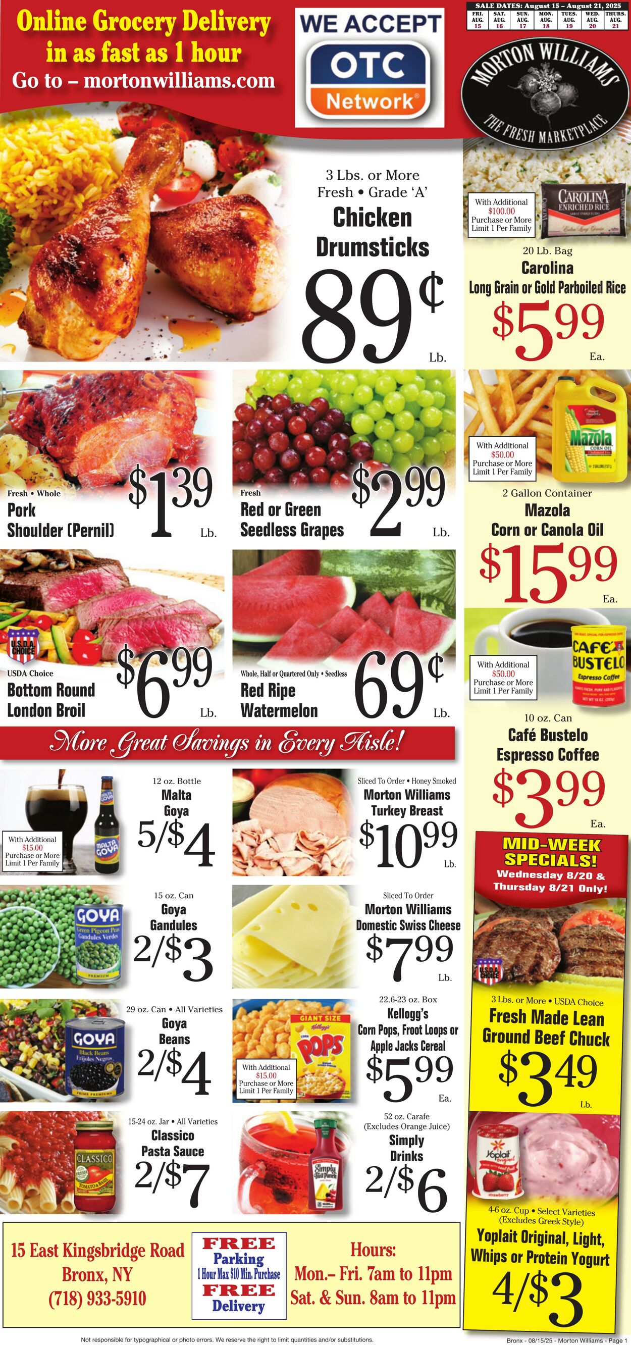 Weekly ad Morton Williams 08/15/2025 - 08/21/2025