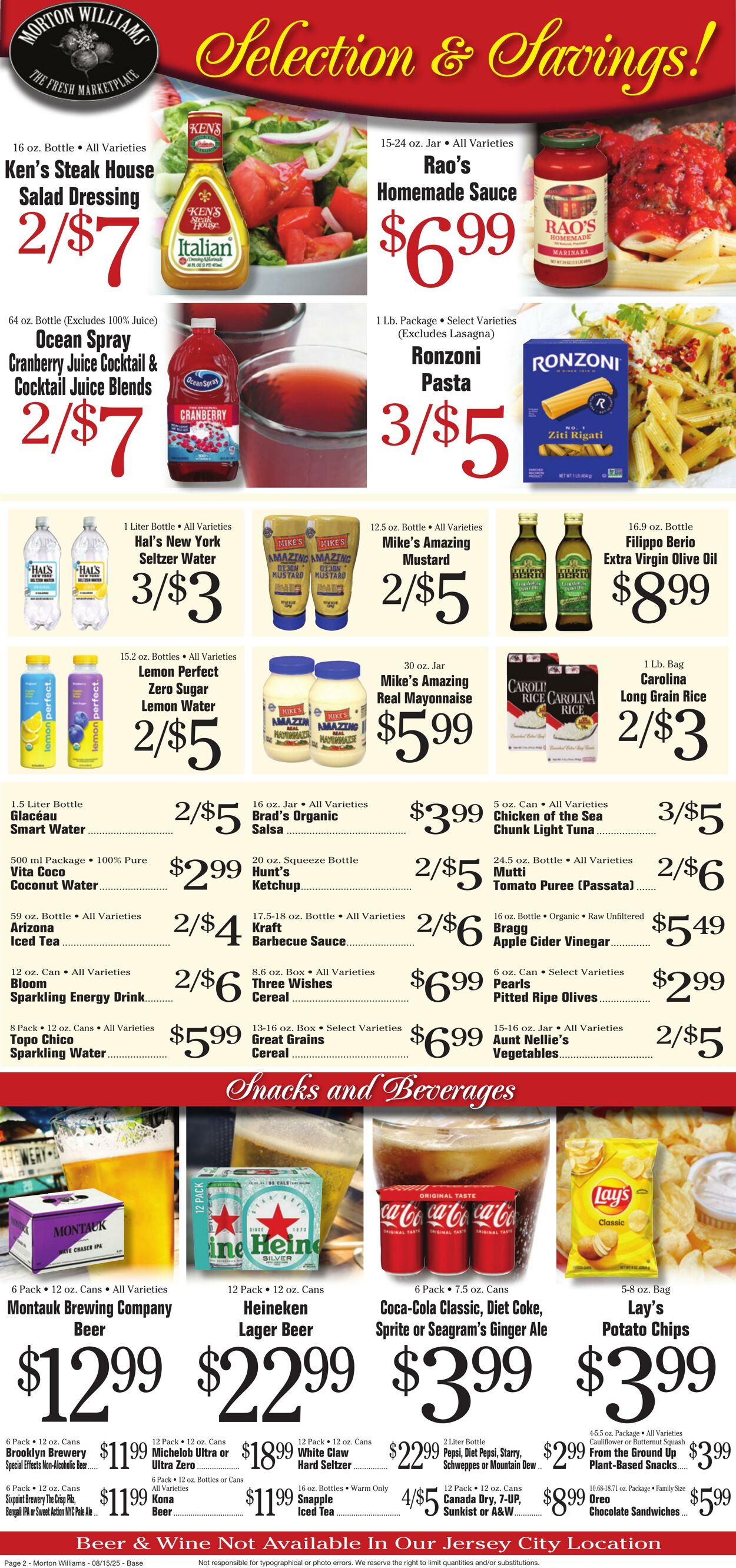 Weekly ad Morton Williams 08/15/2025 - 08/21/2025