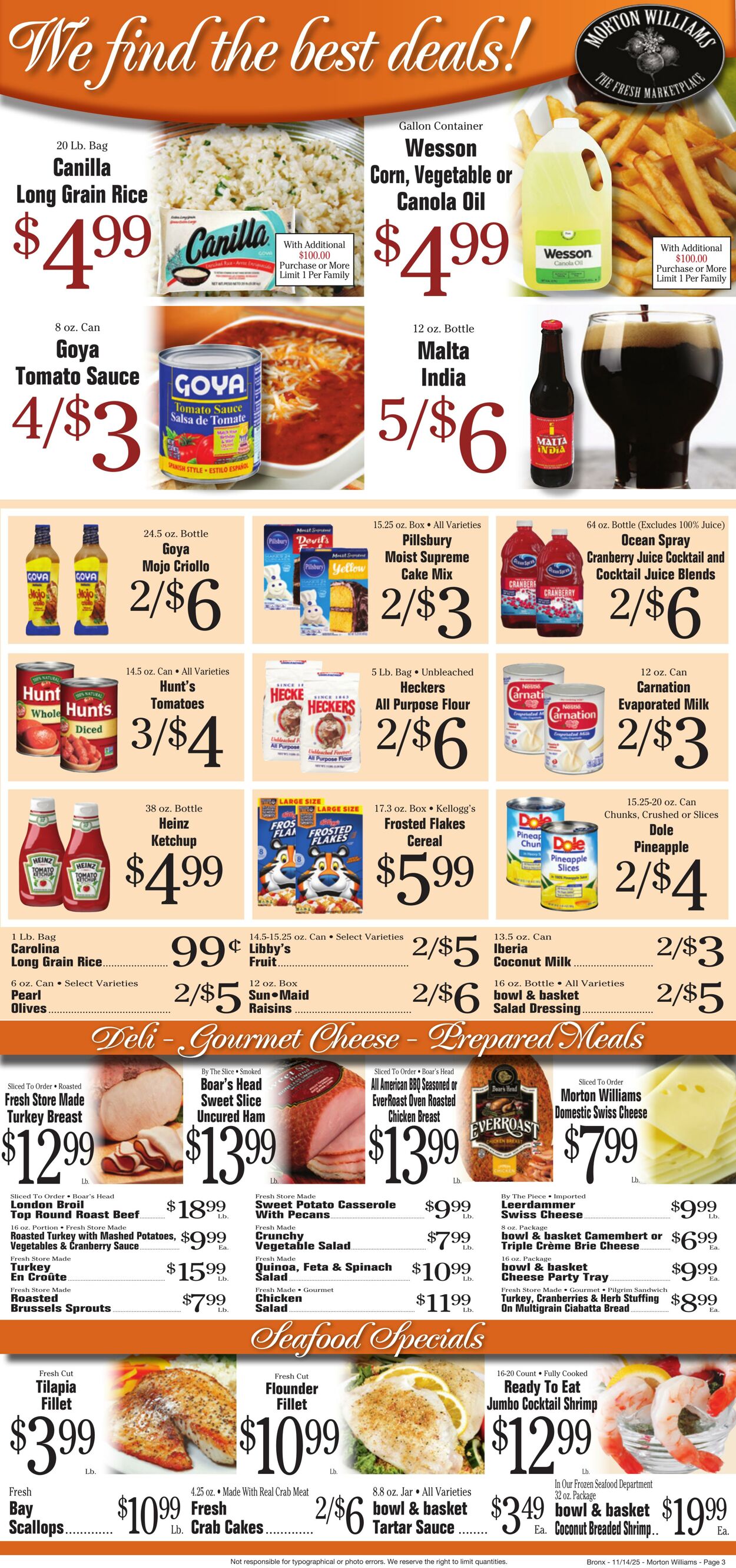 Weekly ad Morton Williams 11/14/2025 - 11/20/2025