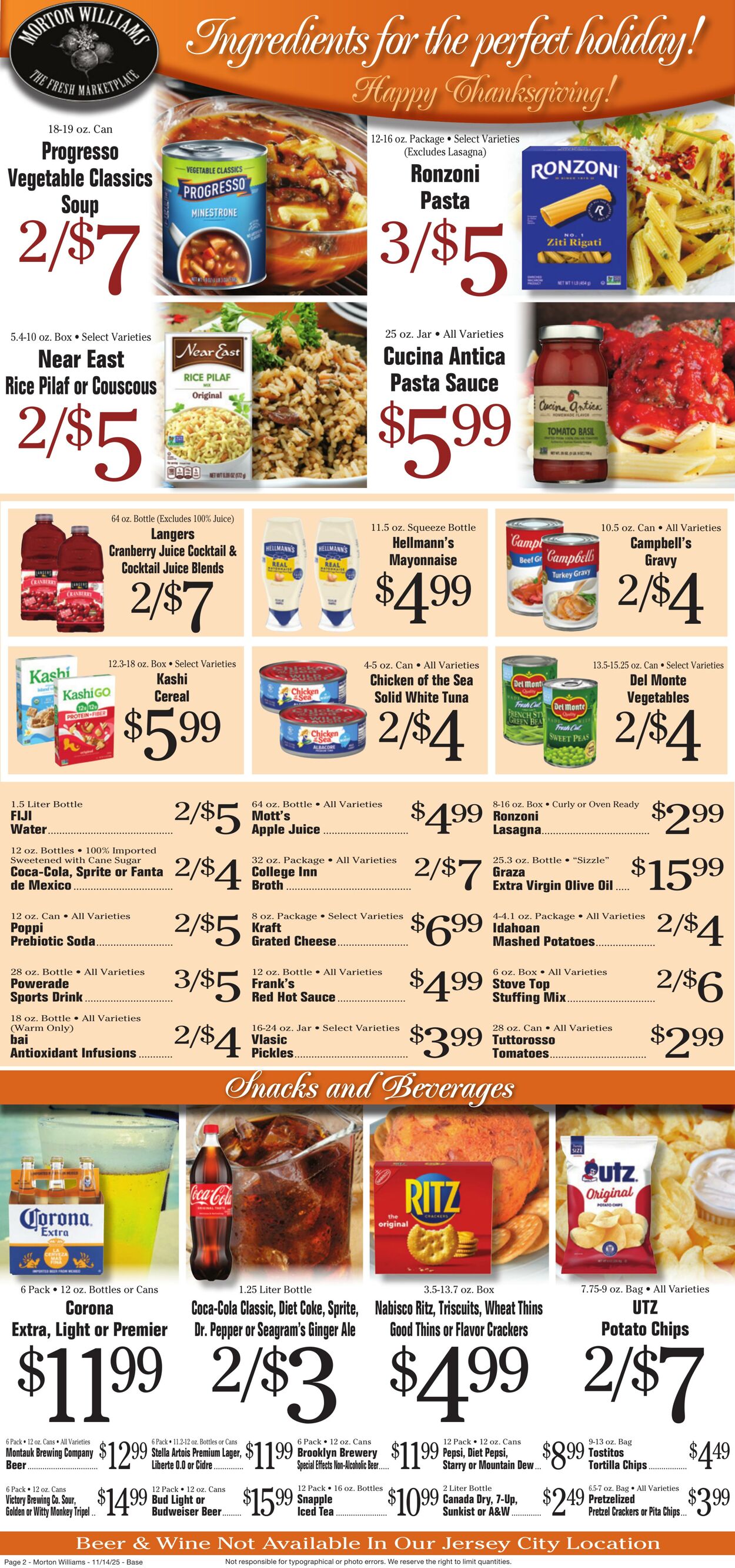 Weekly ad Morton Williams 11/14/2025 - 11/20/2025