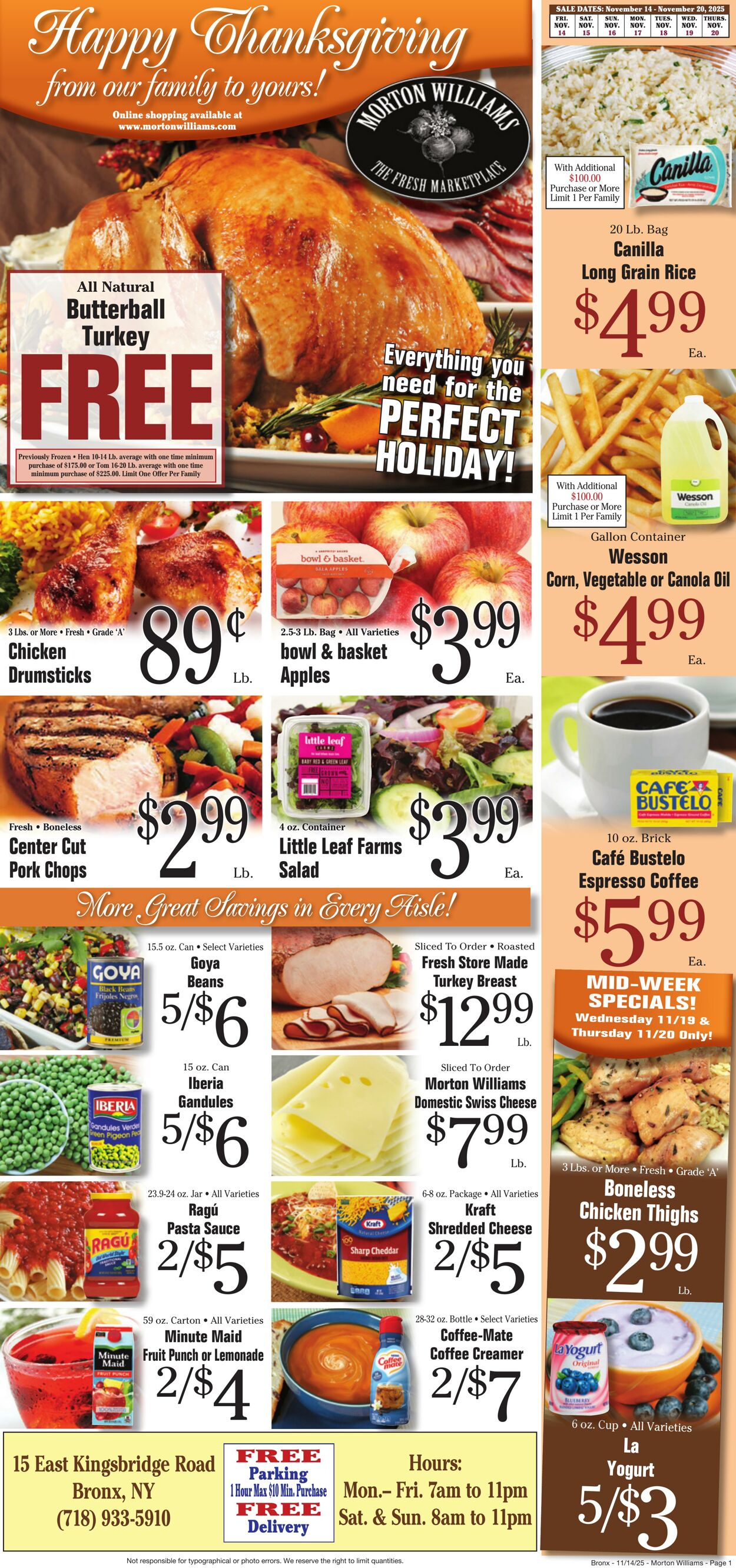 Weekly ad Morton Williams 11/14/2025 - 11/20/2025