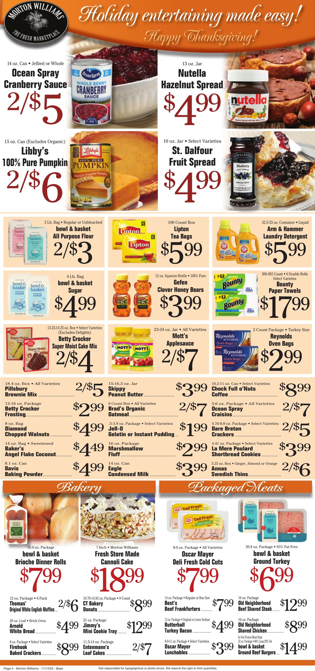 Weekly ad Morton Williams 11/14/2025 - 11/20/2025