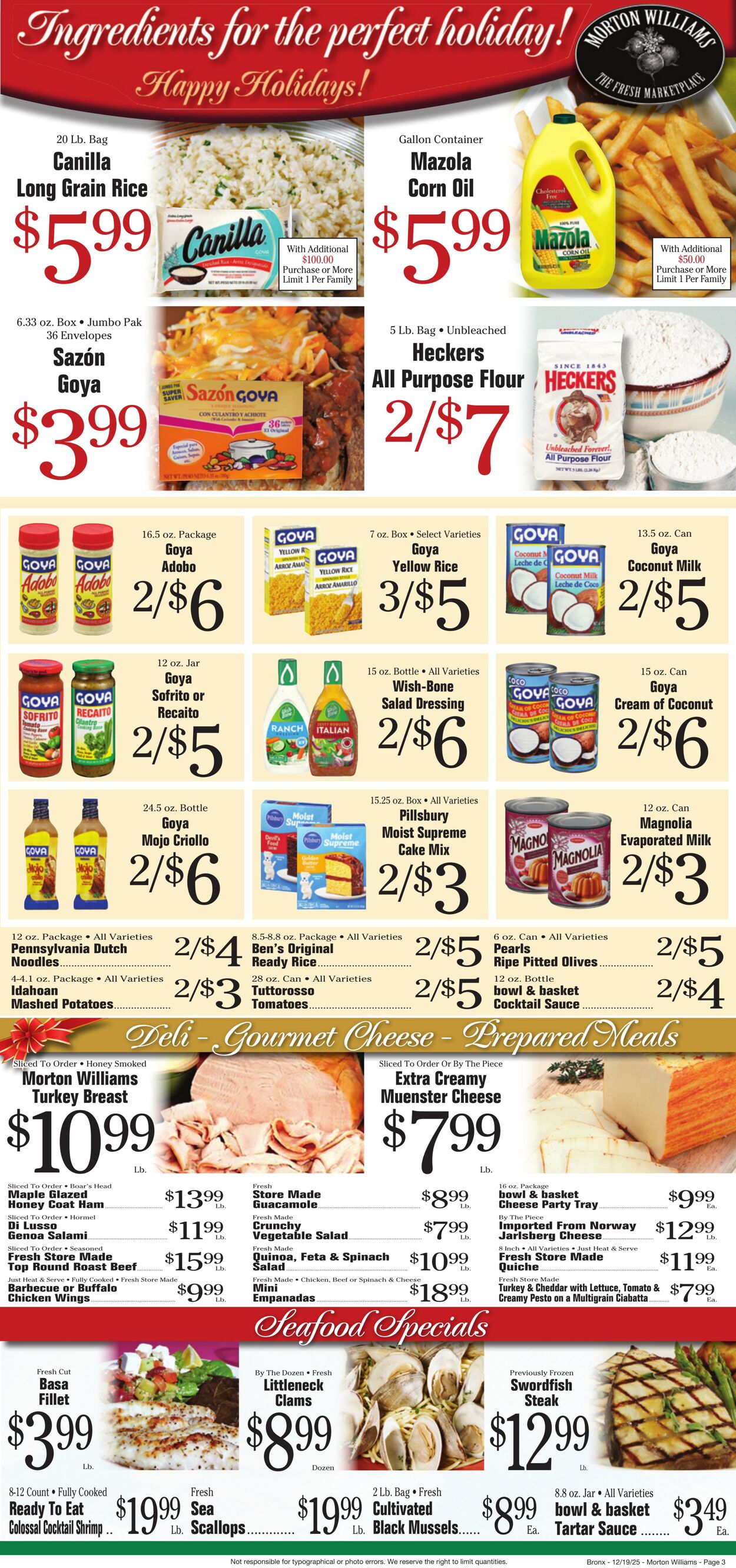 Weekly ad Morton Williams 12/19/2025 - 12/25/2025