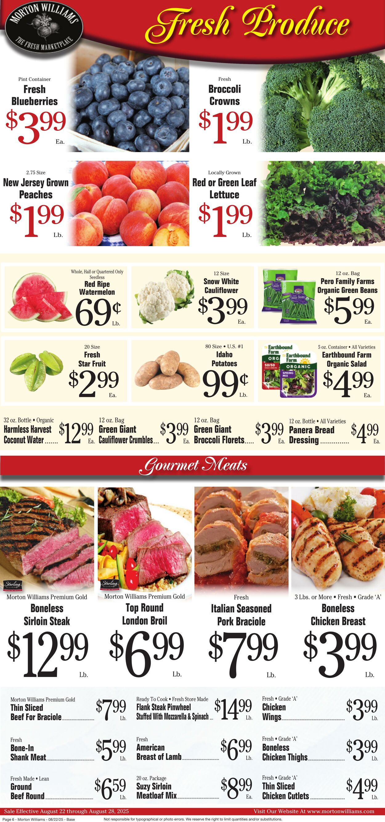 Weekly ad Morton Williams 08/22/2025 - 08/28/2025