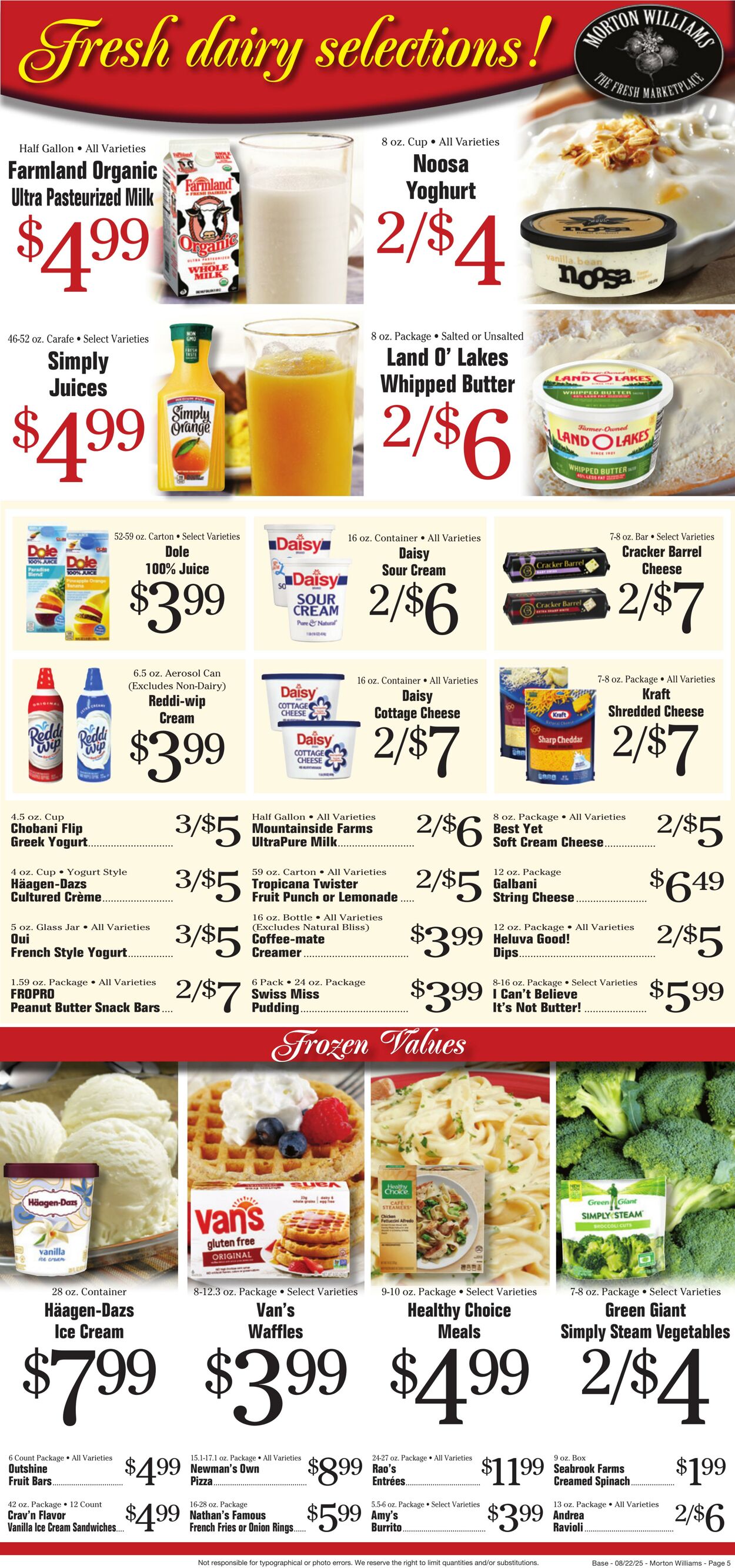 Weekly ad Morton Williams 08/22/2025 - 08/28/2025