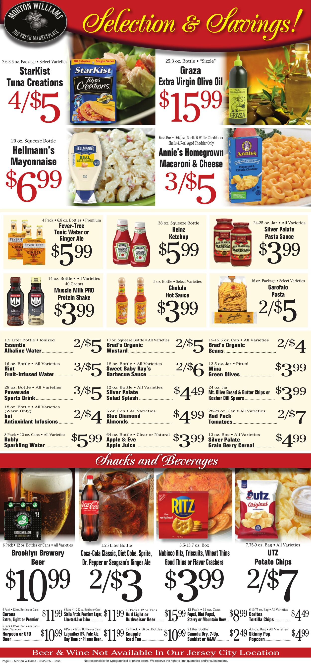 Weekly ad Morton Williams 08/22/2025 - 08/28/2025