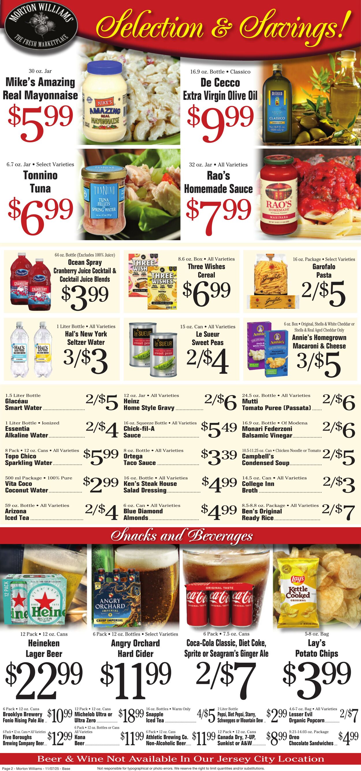 Weekly ad Morton Williams 11/07/2025 - 11/13/2025